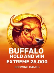 Axe Casino pokies lobby tile: Booming Buffalo Hold and Win Extreme 25,000