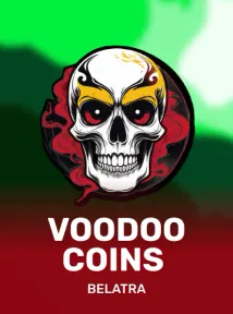 Axe Casino pokies lobby tile: Voodoo Coins